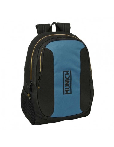 Safta Munich Mochila - 23L - Adaptable a Carro - Espalda Acolchada - Portabotellas - Cremallera con Doble Tirador - Asa de