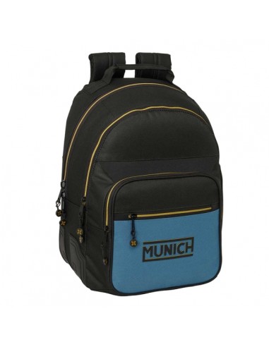 Safta Munich Mochila - Adaptable a Carro - Bolsillo Frontal - Portabotellas - Cremallera con Doble Tirador - Asa de Mano -