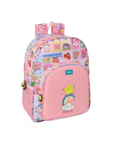 Safta Mr. Wonderful Comic Mochila - Adaptable a Carro - Bolsillo Frontal - Portabotellas - Cremallera con Doble Tirador - Asa