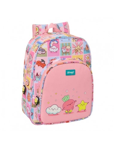 Safta Mr. Wonderful Comic Mochila Infantil - Portabotellas - Bolsillo Frontal - Adaptable a Carro - Hombreras Acolchadas -