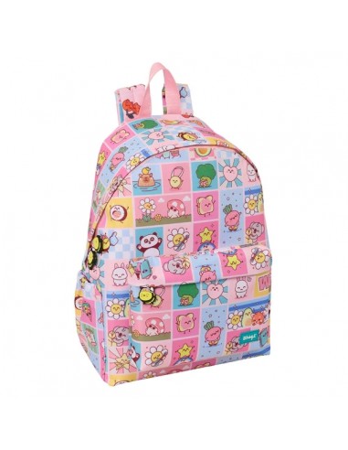 Safta Mr. Wonderful Comic Mochila para Portatiles hasta 14.1" - Portabotellas - Cremallera con Doble Tirador - Asa de Mano -