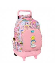 Safta Mr. Wonderful Comic Mochila con Carro - Extraible - 33L - Portabotellas - Tarjeta de Identificacion Personal - Doble