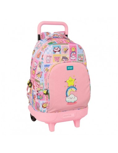 Safta Mr. Wonderful Comic Mochila con Carro - Extraible - 33L - Portabotellas - Tarjeta de Identificacion Personal - Doble