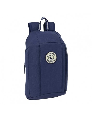 Safta el Ganso Jeans Mini Mochila - 8.5L - Hombreras Acolchadas - Cremallera Vertical - Asa Superior - Bolsillo Frontal -