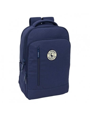 Safta el Ganso Jeans Mochila para Portatiles hasta 15.6" - Portabotellas - Cremallera con Doble Tirador - Bolsillo para