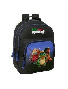 Safta Brainrot Mochila - Adaptable a Carro - Bolsillo Frontal - Portabotellas - Cremallera con Doble Tirador - Asa de Mano -