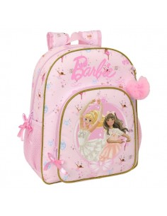 Safta Barbie Ballet Mochila - 15L - Adaptable a Carro - Bolsillo Frontal - Portabotellas - Cremallera con Doble Tirador - Asa