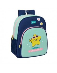 Safta Mr. Wonderful Estrella Mochila - 15L - Adaptable a Carro - Bolsillo Frontal - Portabotellas - Cremallera con Doble