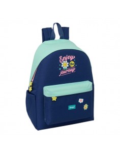 Safta Mr. Wonderful Estrella Mochila para Portatiles hasta 14.1" - Portabotellas - Cremallera con Doble Tirador - Asa de Mano