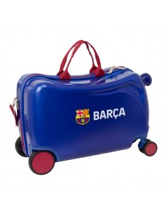 Safta F.C.Barcelona 1Â-Equipacion 26 27 Maleta Trolley Infantil - Reposapies - Bandolera Ajustable - Asas de Mano -