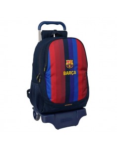Safta F.C.Barcelona 1Â-Equipacion 26 27 Mochila con Carro - Extraible - 22.5L - Portabotellas - Cremallera con Doble