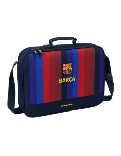 Safta F.C.Barcelona 1Â-Equipacion 26 27 Maletin con Cremallera - Bandolera Ajustable - Asa Forrada - Doble Tirador - Fondo