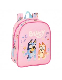 Safta Bluey Dance Mochila Guarderia - 6L - Cremallera - Asa de Mano - Tarjeta de Identificacion Personal - Adaptable a