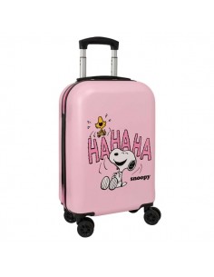 Safta Snoopy Maleta Trolley de Cabina de 20" - Candado de Combinacion - Asa Extensible - Interior Forrado - Ruedas Dobles