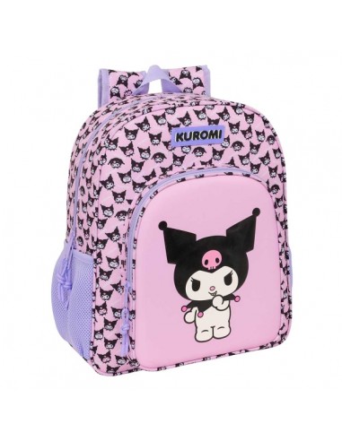Safta Kuromi Mochila - 15L - Adaptable a Carro - Bolsillo Frontal - Portabotellas - Cremallera con Doble Tirador - Asa de