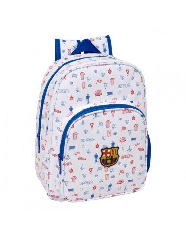 Safta F.C.Barcelona Preescolar Mochila Infantil - Portabotellas - Bolsillo Frontal - Adaptable a Carro - Hombreras Acolchadas