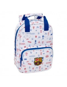 Safta F.C.Barcelona Preescolar Mochila Infantil - Tarjeta de Identificacion Personal - Bolsillo Frontal - Hombreras