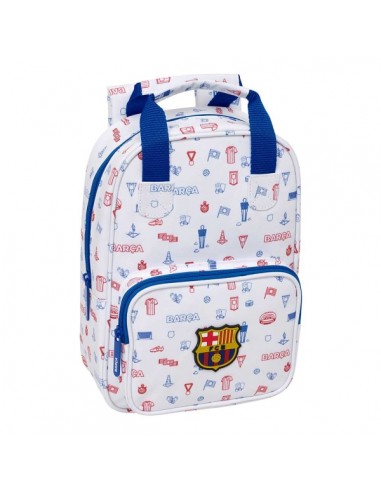 Safta F.C.Barcelona Preescolar Mochila Infantil - Tarjeta de Identificacion Personal - Bolsillo Frontal - Hombreras