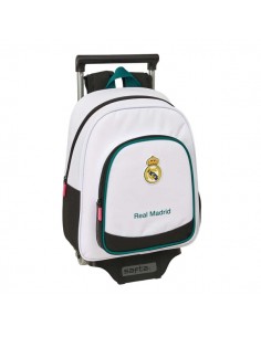 Safta Real Madrid Equipacion 26 27 Mochila con Carro - Extraible - Portabotellas - Bolsillo Frontal - Asa de Mano -