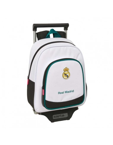 Safta Real Madrid Equipacion 26 27 Mochila con Carro - Extraible - Portabotellas - Bolsillo Frontal - Asa de Mano -
