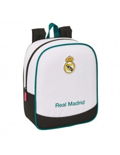 Safta Real Madrid Equipacion 26 27 Mochila Guarderia - 6L - Cremallera - Asa de Mano - Tarjeta de Identificacion Personal -