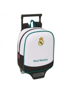 Safta Real Madrid Equipacion 26 27 Mochila con Carro - Extraible - 6L - Tarjeta de Identificacion Personal - Asa de Mano -