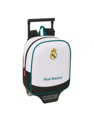 Safta Real Madrid Equipacion 26 27 Mochila con Carro - Extraible - 6L - Tarjeta de Identificacion Personal - Asa de Mano -