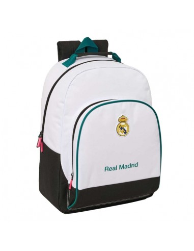 Safta Real Madrid Equipacion 26 27 Mochila - Adaptable a Carro - Bolsillo Frontal - Hombreras y Espalda Acolchada -