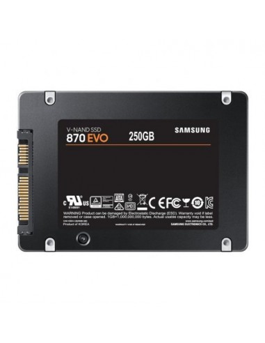 Samsung 870 EVO Disco Duro Solido SSD 250GB 2.5" SATA3
