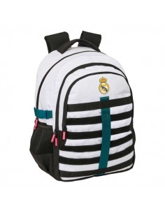 Safta Real Madrid Equipacion 26 27 Mochila para Portatil hasta 15.6" - Bolsillo Trasero Antirrobo - Cremallera Bidireccional