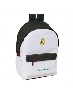 Safta Real Madrid Equipacion 26 27 Mochila para Portatiles hasta 15.6" - Bolsillo para Tablet hasta 11" - Antirrobo - Asa de