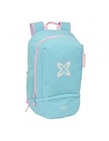 Safta Munich Sky Mochila Zapatillero - Cremallera con Doble Tirador - Bolsillo Interior - Portabotellas - Asa de Mano -