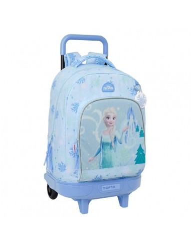 Safta Frozen Mochila con Carro - Extraible - 33L - Portabotellas - Tarjeta de Identificacion Personal - Cremallera con Doble
