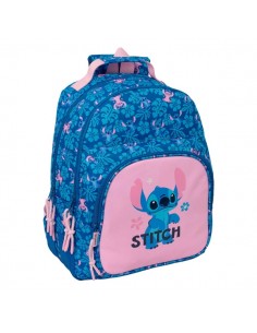 Safta Stitch Lio Mochila - Adaptable a Carro - Bolsillo Frontal - Portabotellas - Cremallera con Doble Tirador - Asa de Mano
