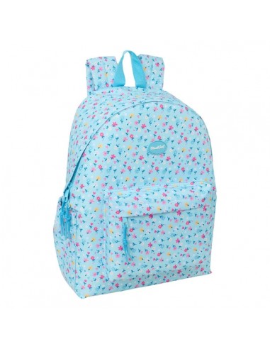 Safta Blackfit8 Petalos Mochila para Portatiles hasta 14.1" - Asa de Mano - Bolsillo Frontal - Acolchada - 31x43x13cm - Color