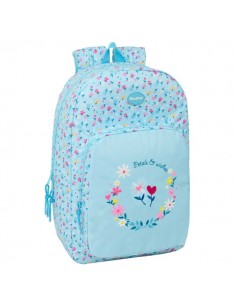 Safta Blackfit8 Petalos Mochila - 19L - Adaptable a Carro - Bolsillo Frontal - Espalda Acolchada - Cremallera con Doble