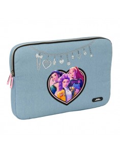 Safta K-Pop Demon Hunters Huntr X Funda para Portatil hasta 15.6" - Interior Acolchado - Cremallera con Doble Cursor -