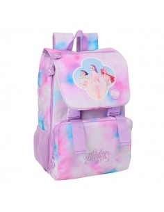 Safta K-Pop Demon Hunters Artist Mochila Extensible - Solapa - Cierre con Cordon - Portabotellas - Bolsillo Frontal -
