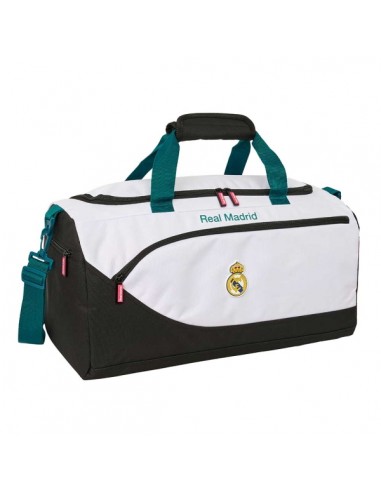 Safta Real Madrid Equipacion 26 27 Bolsa de Deporte - Bandolera Ajustable - Bolsillos Laterales y Frontal - Fondo Semirigido