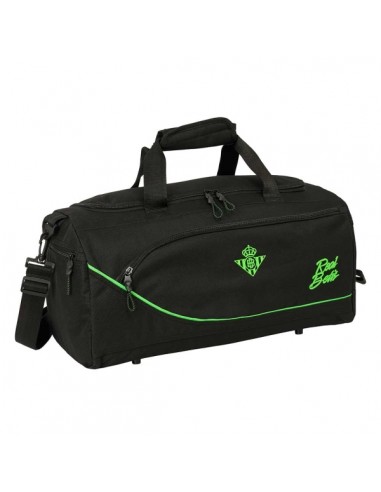 Safta Real Betis Balompie Bolsa de Deporte - Bandolera Ajustable - Bolsillos Laterales y Frontal - Fondo Semirigido -