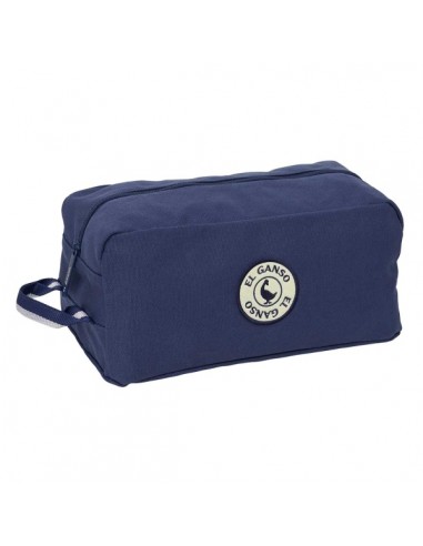 Safta el Ganso Jeans Zapatillero - Capacidad 9L - Asa de Mano Lateral - 34x15x18cm - Color Azul Marino
