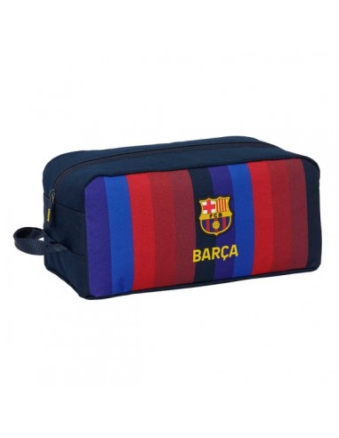 Safta F.C.Barcelona 1Â-Equipacion 26 27 Zapatillero - Capacidad 9L - Asa de Mano Lateral - 34x15x18cm - Color Azul Noche