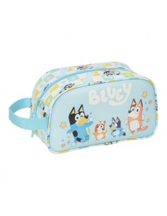 Safta Bluey Ready Neceser - Adaptable a Carro - Asa de Mano Lateral - Organizadores con Compartimentos - 26x15x12cm - Color