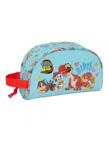 Safta Paw Patrol Dino Rescue Neceser - Adaptable a Carro - Asa de Mano Lateral - Bolsillo Interior con Cremallera - 26x16x9cm