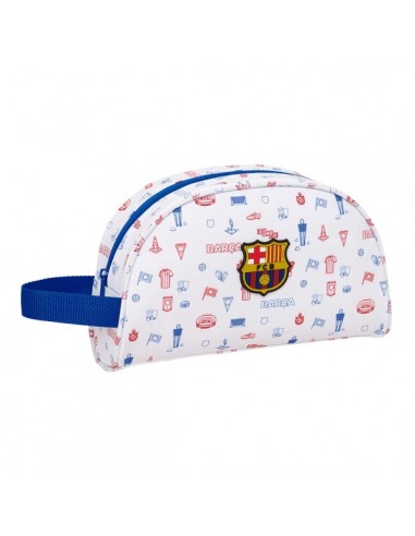 Safta F.C.Barcelona Preescolar Neceser - Adaptable a Carro - Asa de Mano Lateral - Bolsillo Interior con Cremallera -