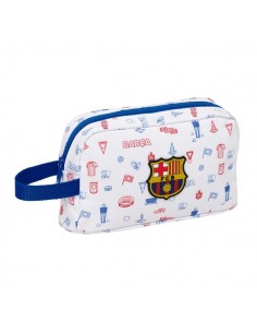 Safta F.C.Barcelona Bolsa Preescolar Isotermica Porta Alimentos - Asa de Mano Lateral - Cremallera - 21.5x12x6.5cm - Color