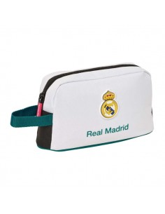 Safta Real Madrid Equipacion 26 27 Bolsa Isotermica Porta Alimentos - Asa de Mano Lateral - Cremallera - 21.5x12x6.5cm -