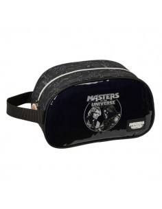 Safta Masters of the Universe Neceser - Adaptable a Carro - Asa de Mano Lateral - 26x15x12cm - Color Gris y Negro