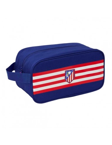 Safta Atletico de Madrid Zapatillero Mediano - Capacidad 6L - Asa de Mano Lateral - 29x15x14cm - Color Azul Marino