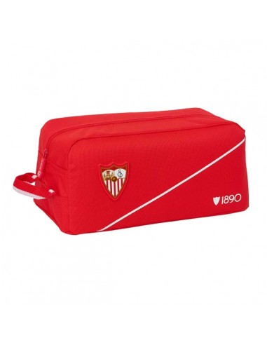 Safta Sevilla FC Zapatillero - Capacidad 9L - Asa de Mano Lateral - 34x15x18cm - Color Rojo